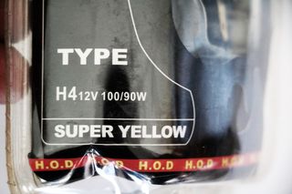 Η4 κίτρινο χρώμα 3000kv 100W Λάμπες H4 Rally - Off Road-thumb-1