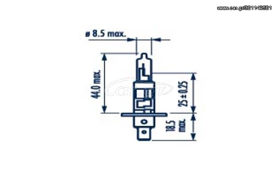 ΛΑΜΠΑ H1 24V 70W