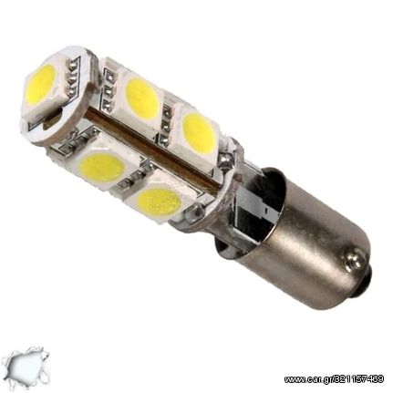 Λαμπτήρας LED Ba9s Can Bus με 9 SMD 5050 Ψυχρό Λευκό GloboStar 42000