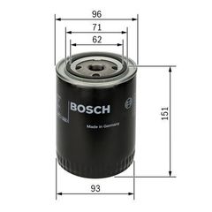 ΦΙΛΤΡΟ ΛΑΔΙΟΥ BOSCH 0451203012