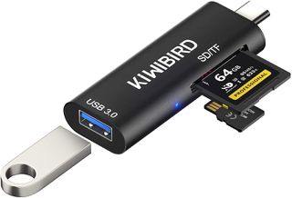 KiwiBird USB SD/ Micro SD Card Reader σε Type C