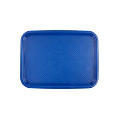 Δίσκος Πλαστικός Fast Food Μπλε 28x20cm