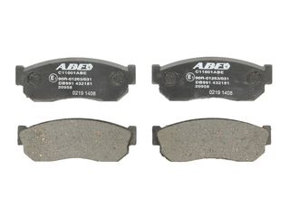 Σετ τακακιών φρένων για  NISSAN CHERRY III, MICRA IV, SUNNY, SUNNY I, SUNNY II; SUBARU JUSTY I, LEONE II, LEONE III, LIBERO, REX II 0.5-1.7D 03.79