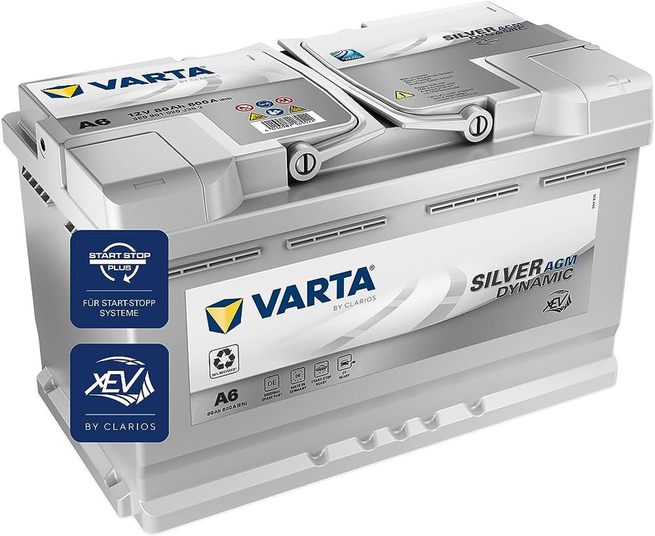 Μπαταρία αυτοκινήτου Varta Agm F21 / A6 , 80Ah , 800cca EN, Start Stop