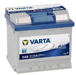 Μπαταρία αυτοκινήτου Varta C22 , 52AH ,470cca EN