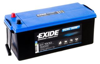 Μπαταρία Exide EP1500 Agm , 180Ah , 900a EN