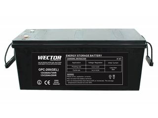 Μπαταρία  Wector  Gel GPC-200 , 12V 220ah βαθειάς εκφόρτισης