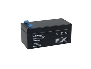 Επαναφορτιζόμενη μπαταρία Sunlight SPA12-3.3 , 12V 3,3AH.