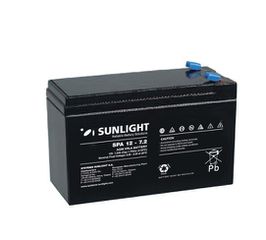 Επαναφορτιζόμενη μπαταρία Sunlight SPA 12 - 7.2Ah F1