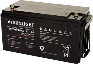 Μπαταρία Sunlight AccuForce 65ah, 12V 65Ah,βαθιάς εκφόρτισης