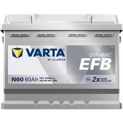 Μπαταρία αυτοκινήτου Varta N60, 60Ah start-stop (EFB)