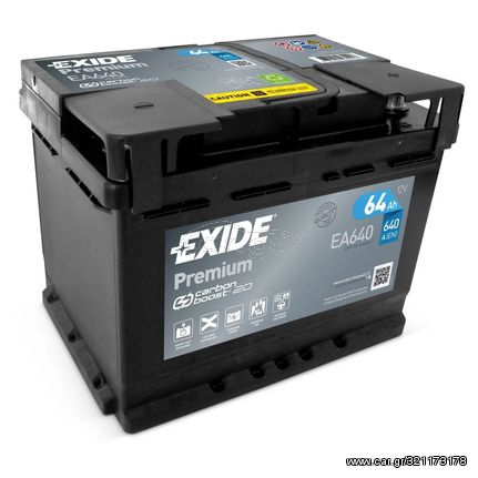 Μπαταρία Exide  EA640, 64Ah 640cca