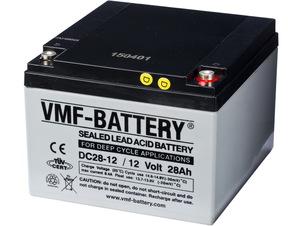 Μπαταρία Vmf DC28-12, 28Ah Deep cycle