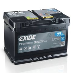 Μπαταρία  Exide  EA770, 77Ah 760cca