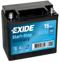 Μπαταρία Exide EK151 Auxiliary start-stop, 12v 15ah