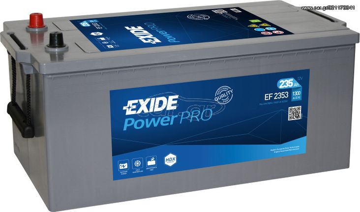 Μπαταρία  Exide EF2353 , 235Ah  ,1300A