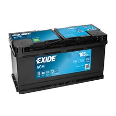 Μπαταρία  Exide  Agm  EK1050, 105Ah, start-stop