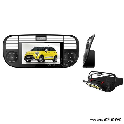 Bizzar S310 Fiat 500 Black 8Core Android 10 Multimedia Station www.sound-evolution gr