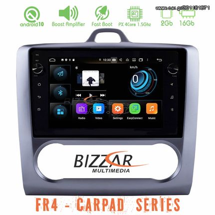 Bizzar FR4 Series CarPad 9" Ford Focus Auto A/C 4core Android 10 Navigation Multimedia www.sound-evolution gr