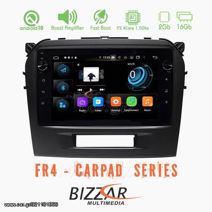 Bizzar FR4 Series CarPad 9" Suzuki Vitara 2015-2018 4core Android 10 Navigation Multimedia