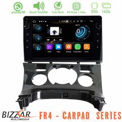 Bizzar FR4 Series CarPad 9" Peugeot 3008 Auto A/C 4core Android 10 Navigation Multimedia