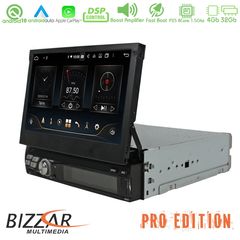 Bizzar Pro Edition Universal 1DIN Deckless Android 10 8Core Multimedia Station-thumb-1