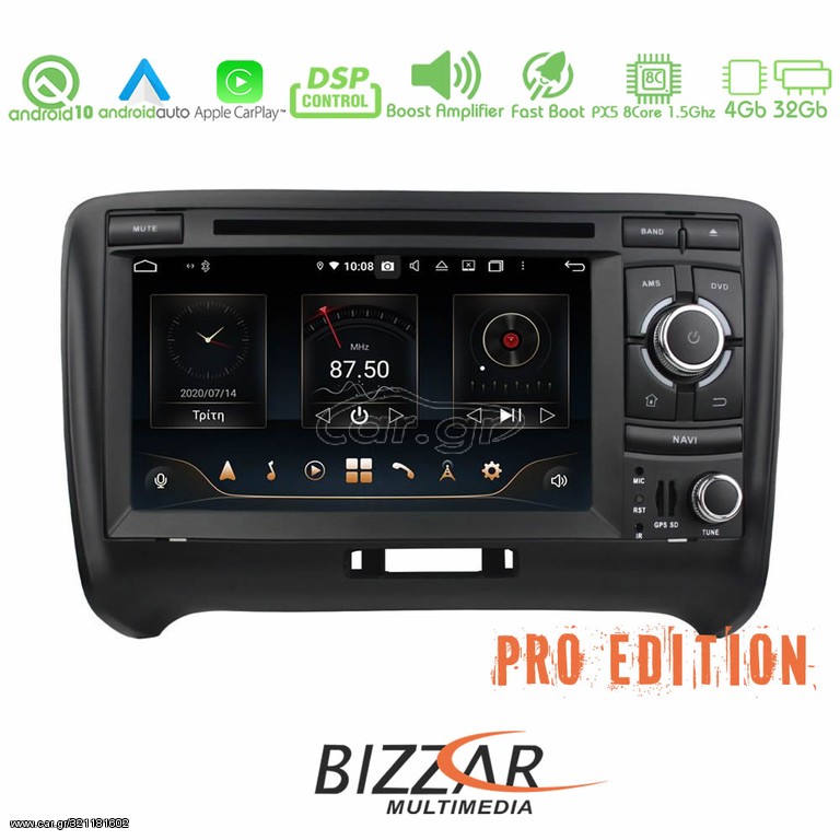 Bizzar Pro Edition Audi TT Android 10 8core Navigation Multimedia www.sound-evolution gr