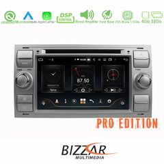 Bizzar Pro Edition Ford -2007 Android 10 8core Navigation Multimedia (Ασημί Χρώμα) www.sound-evolution gr