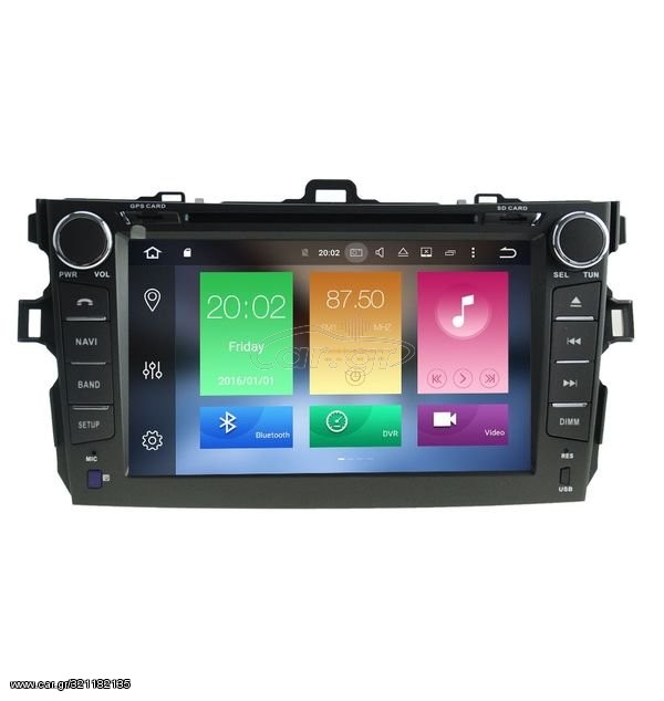 Bizzar Toyota Corolla Android Pie 9.0 8core Navigation Multimedia