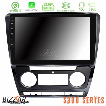 Bizzar S300L Skoda Octavia 5 Car Pad Android 10 Multimedia Station