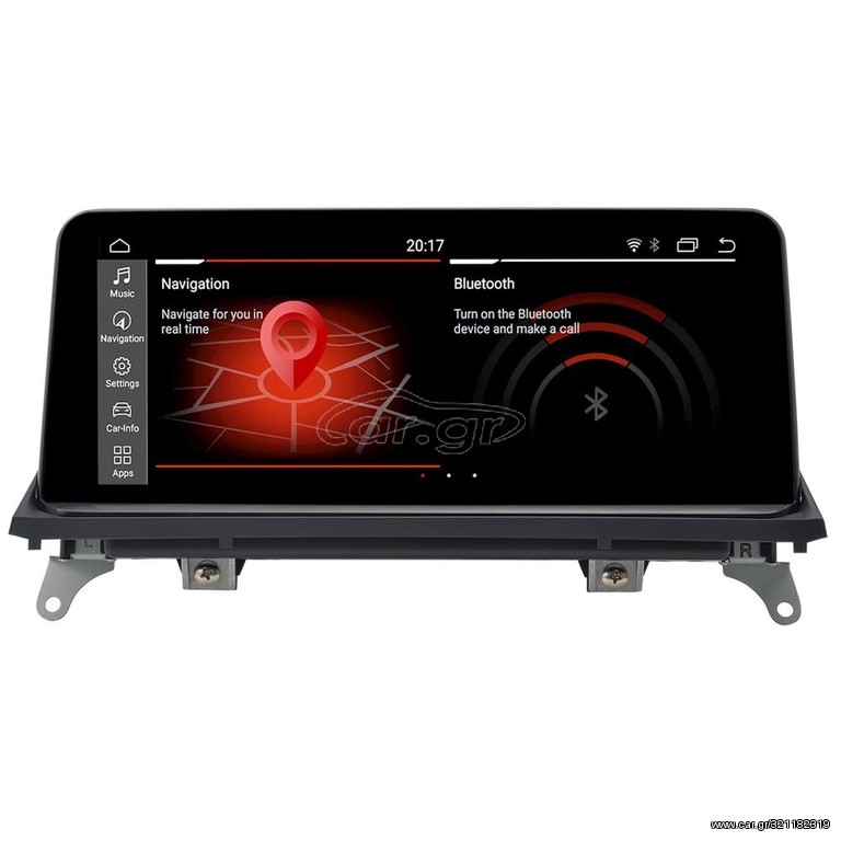 BMW X5 & X6 Android 10 Navigation Multimedia 10.25" Black Panel www.sound-evolution gr