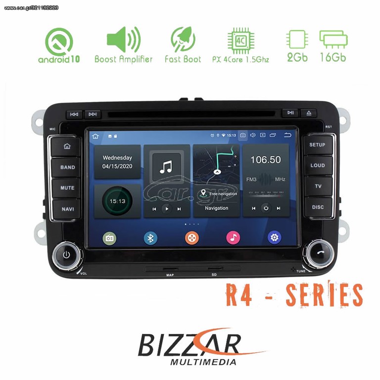Bizzar R4 Series VW Group Android 10 8core Navigation Multimedia