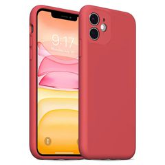 Rubber Silk Case Tomato Red iPhone 11