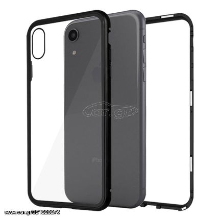 Okkes Armor Glass Case για Apple iPhone XS Max - Μαύρο