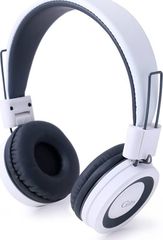 Gjby GJ-14 On Ear Universal Headphones Extra Bass Ακουστικά με Υποδοχή 3.5mm και Μικρόφωνο – Λευκό