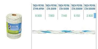 ΣΥΡΜΑ ΗΛ.ΠΡΕΡΙΦΡΑΞΗΣ POLY/WHITE MIX6 200m