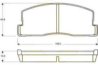 ΤΑΚΑΚΙΑ ΕΜ. HONDA ACCORD <85 (JURID) WVA 21044