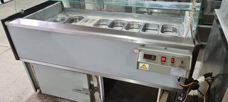 Ψυγείο βιτρινα σαλατών 145εκ με εξωτερικη μηχανή-thumb-6