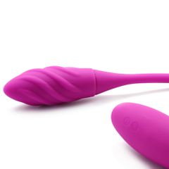 7-Speed Pink Rechargeable Double Vibrator 60 cm-thumb-3