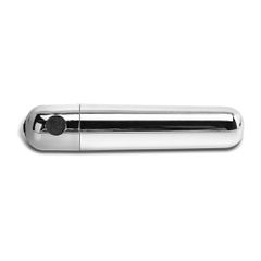 3.8" Silver 10-Speed USB Vibrating Bullet-thumb-1