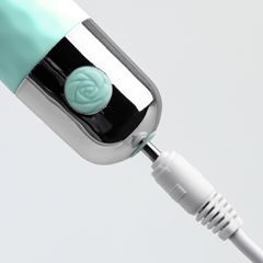 3.8" Green 10-Speed USB Silicone Vibrator-thumb-4