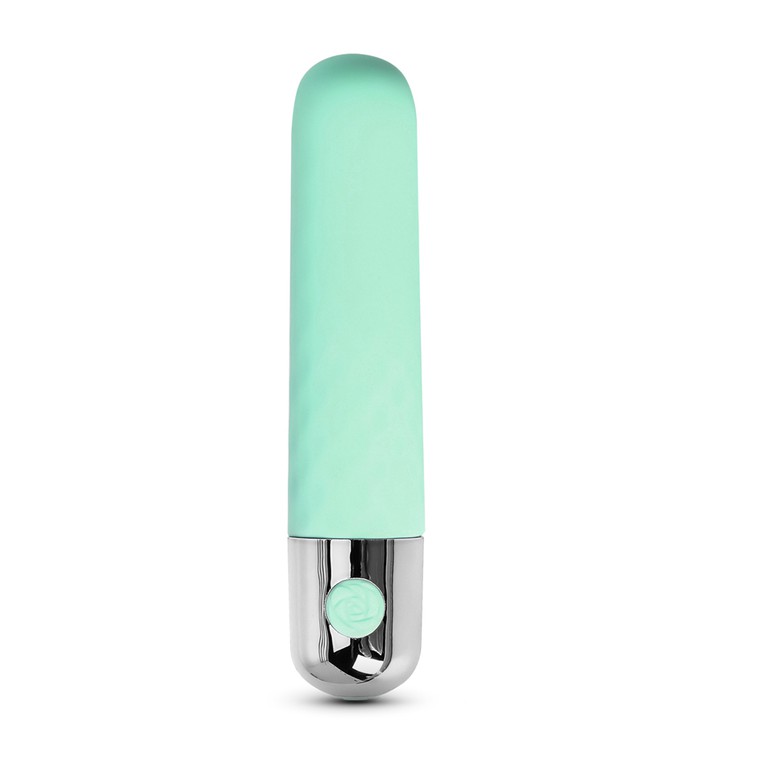 3.8" Green 10-Speed USB Silicone Vibrator