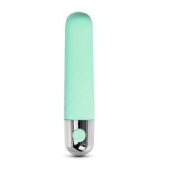 3.8" Green 10-Speed USB Silicone Vibrator