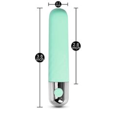 3.8" Green 10-Speed USB Silicone Vibrator-thumb-5