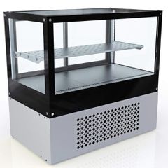 Επιδαπέδια Θερμαινόμενη Βιτρίνα Ζαχαροπλαστείου 180x60x130cm Dominox VVE-186-3Z