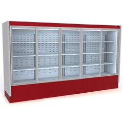 Ψυγείο Συντήρησης Self Service με Συρόμενες Πόρτες και Μοτέρ 300x70x210cm Dominox SMP-307-10-1
