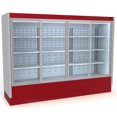 Ψυγείο Συντήρησης Self Service με Συρόμενες Πόρτες και Μοτέρ 250x70x210cm Dominox SMP-257-10-1