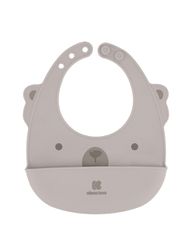 Σαλιάρα Σιλικόνης Μπεζ Kikka Boo