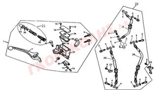 ΒΑΣΗ ΣΩΛΗΝΑ ΥΓΡΩΝ ΦΡΕΝΟΥ ΑΡΙΣΤΕΡΗ T.D.B. VBB035-18550