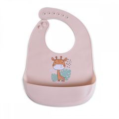 Σαλιάρα Σιλικόνης Rooibos Pink Cangaroo